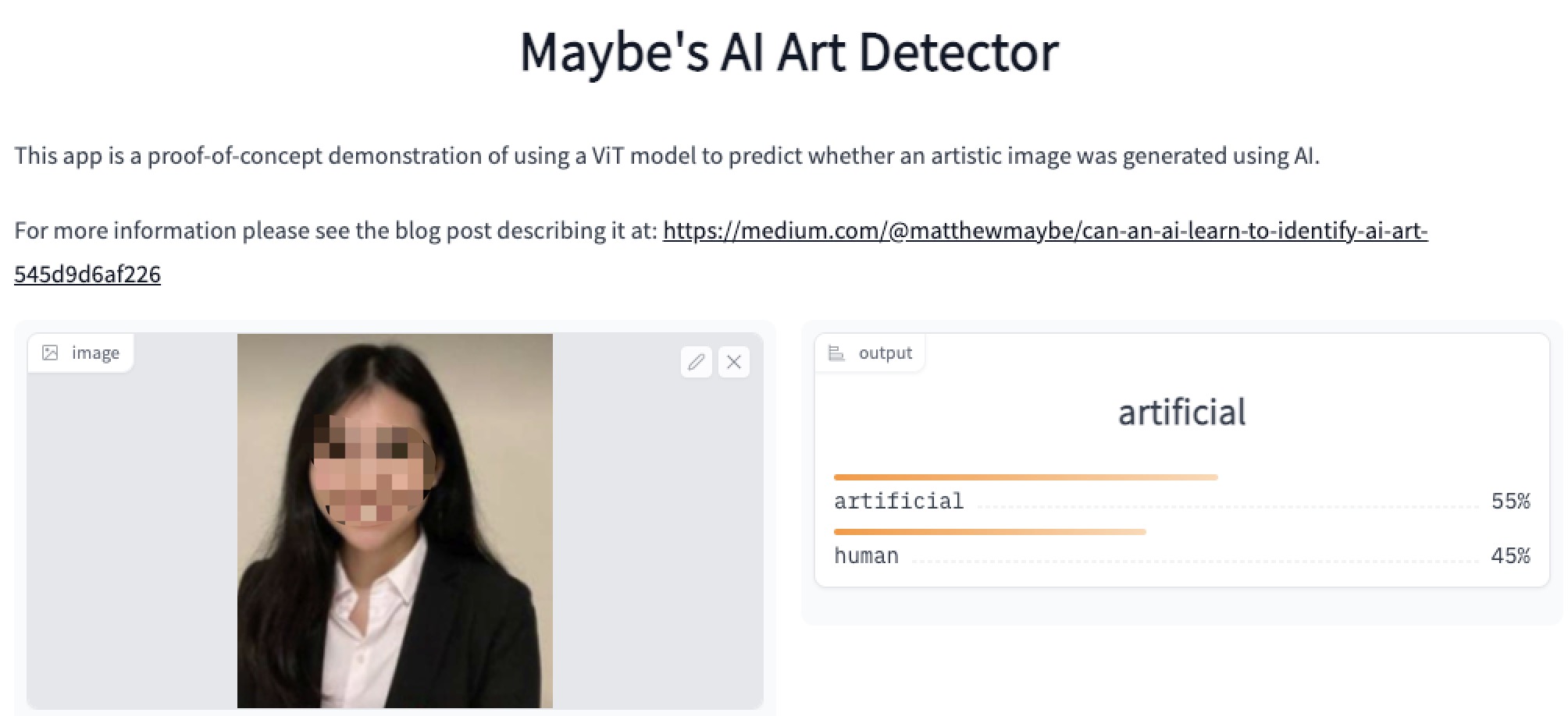 AI Detector is 49% artificial